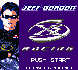 Jeff Gordon XS Racing (USA) Title Screen